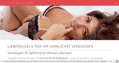 Desktop Screenshot of liebeskugeln.net