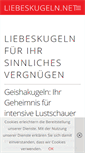 Mobile Screenshot of liebeskugeln.net